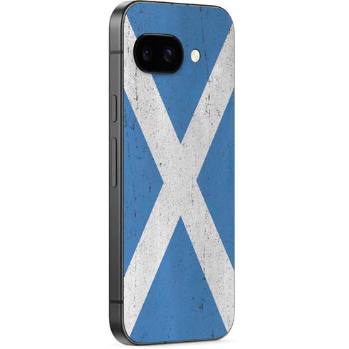 Scotland Flag Distressed Google Pixel 9a Skin